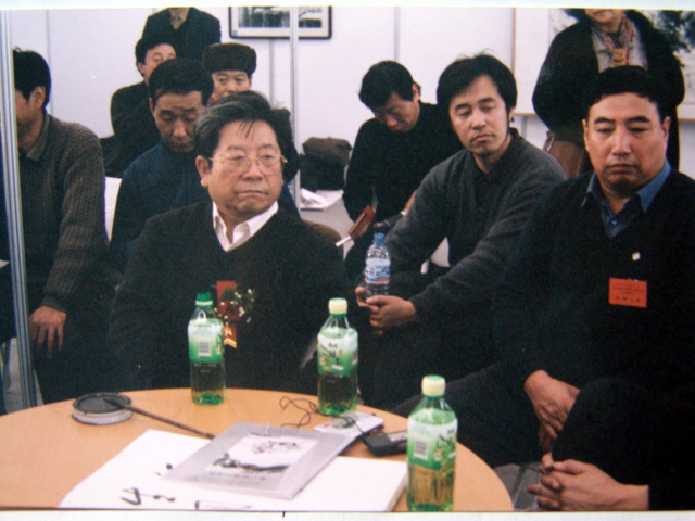 于志学在2003年冰雪画派二届展