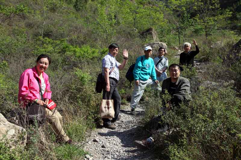 2010年10月中国人民大学2010级于志学冰雪画工作室在京郊燕山写生