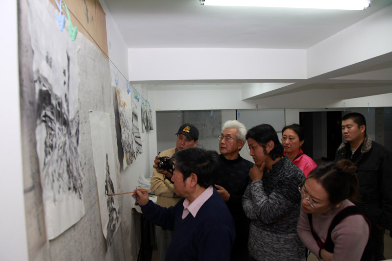 2010年11月导师于志学进行示范教学