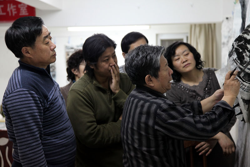 2010年11月导师于志学进行示范教学