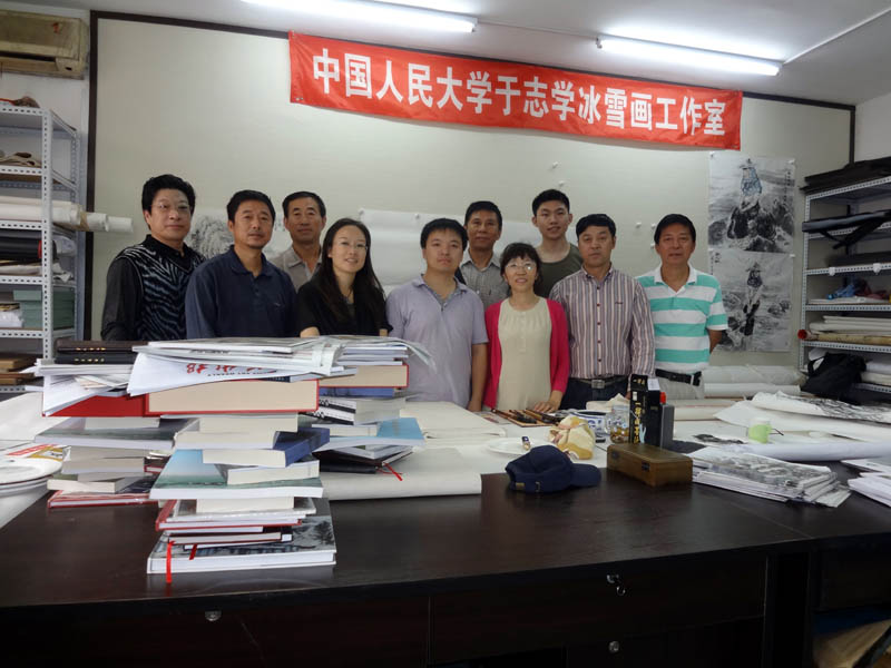 冰雪画派办公室向黄埔六期发放学习资料