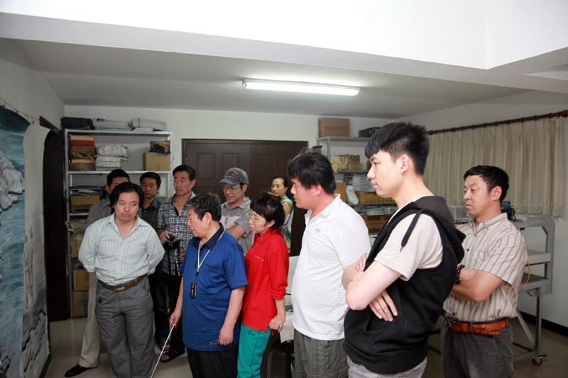 于老师在延庆指导毕业创作