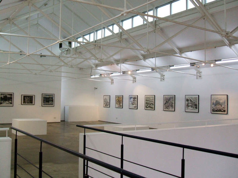 英国北爱尔兰贝尔法斯特Ormeau Baths Gallery 安装完毕黑龙江冰雪画展览
