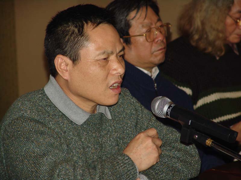 中国艺术研究院美研所副所长梁江在研讨会发言