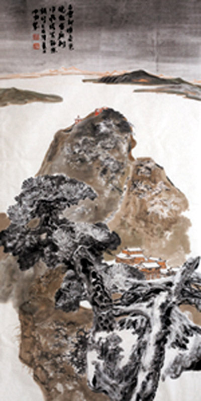 Ӻ   ѩȴӴɫ  136X68CM  2012