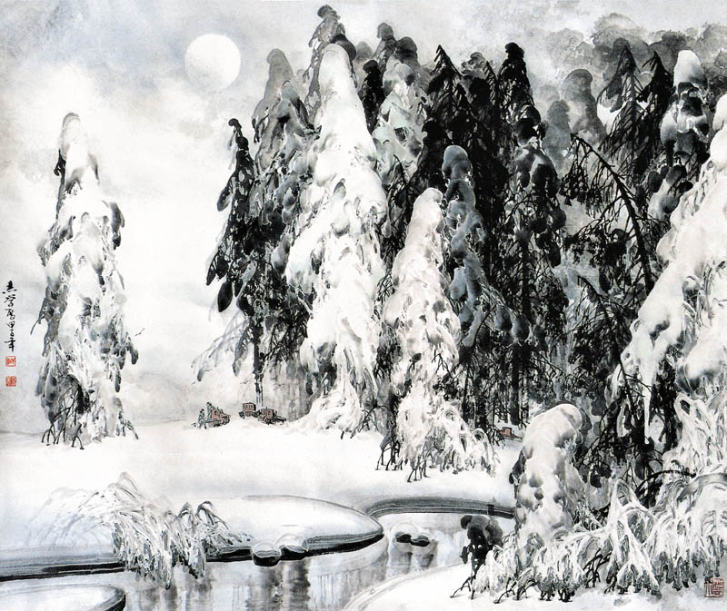 1984年雪漫兴安 118x14110-1984年雪漫兴安