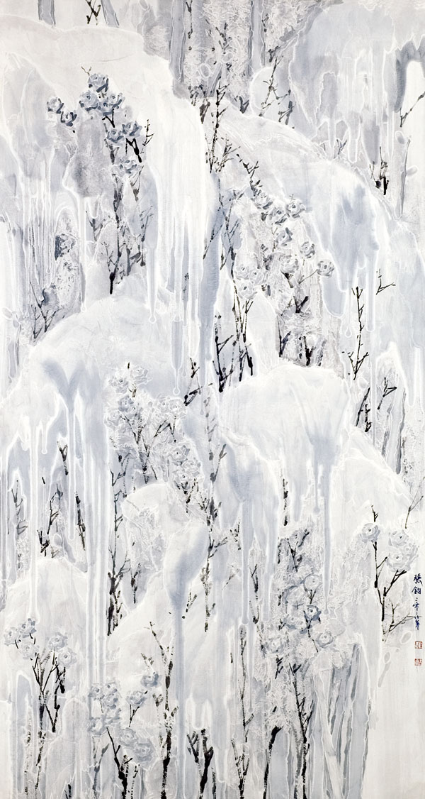 张军《冰雪印象2008.白》