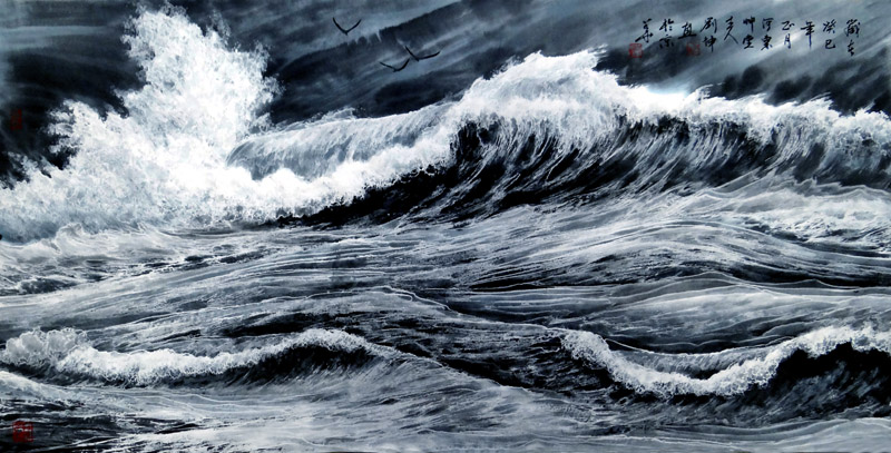 大风歌(138×69cm)