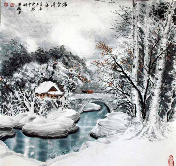 画家吴鸿鹏先生作品欣赏