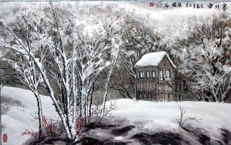 画家吴鸿鹏先生作品欣赏