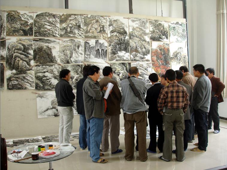 2007年10月于志学指导学员创作