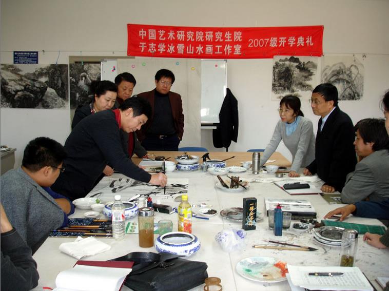 2007年9月王维华传授技法