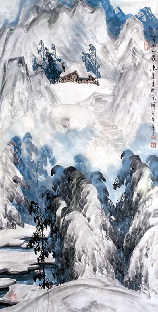 2002年 雪山人家163x68