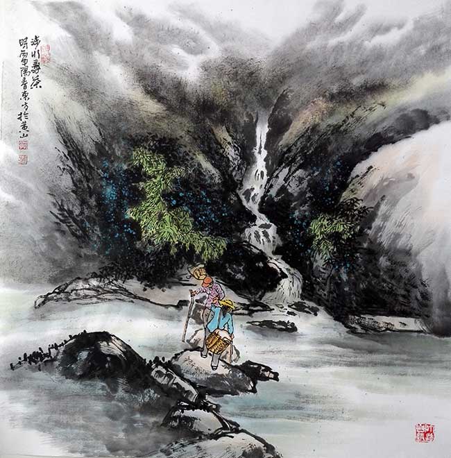 涉水寻茶