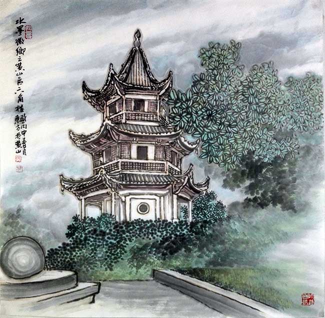 水墨徽乡之黄山区六角楼