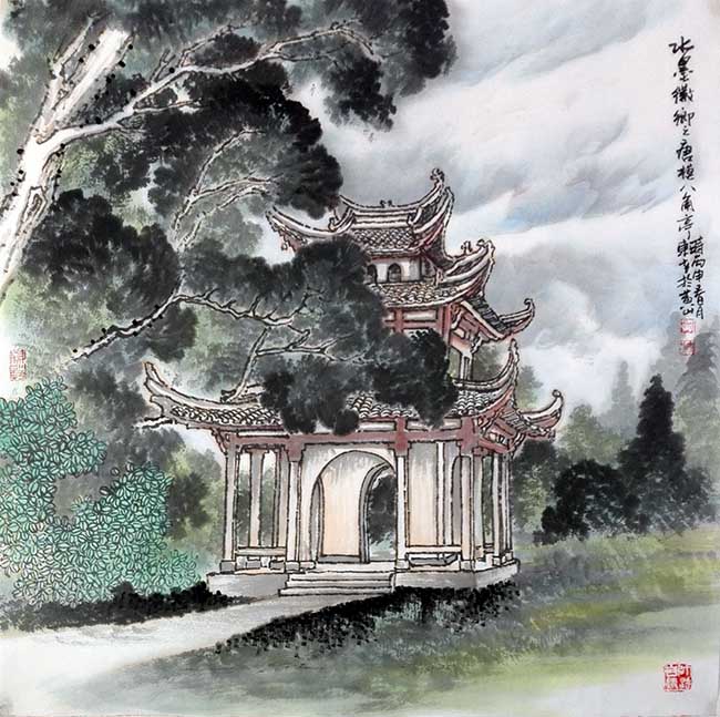 水墨徽乡之唐模八角亭