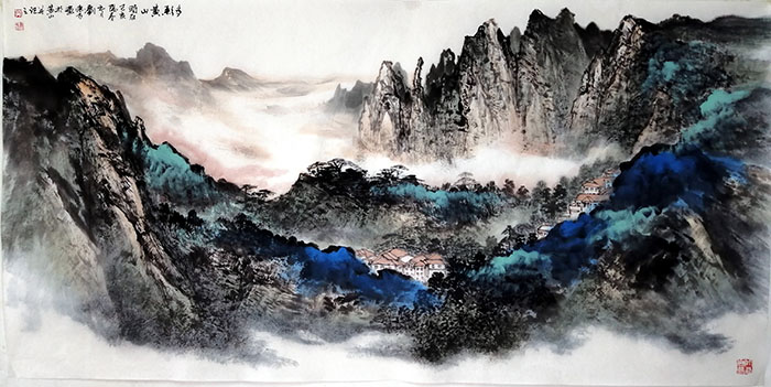 多彩黄山
