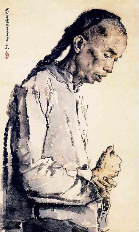 蒋兆和 阿Q